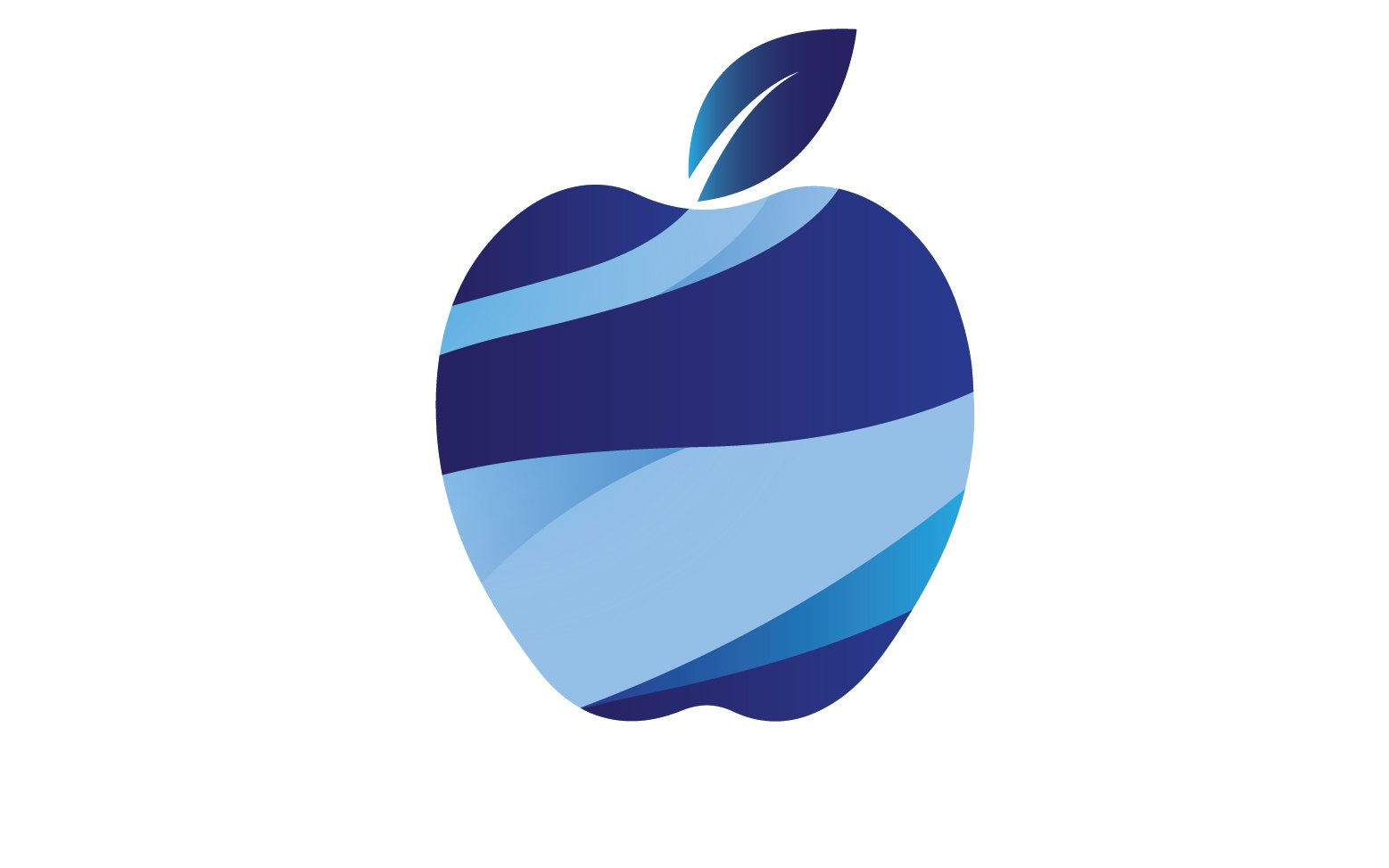 Apple fruits icon logo template version 34