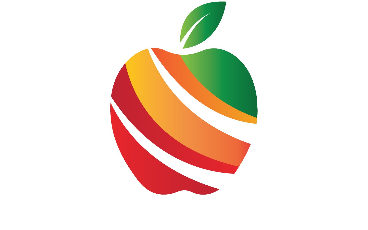 Apple fruits icon logo template version 32