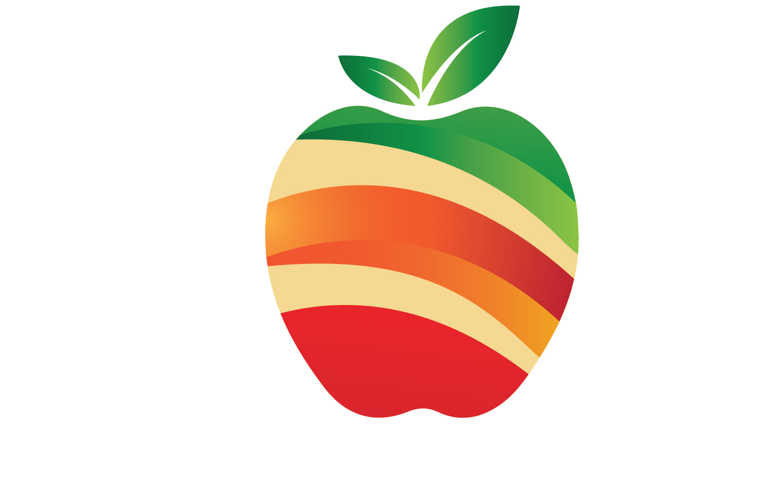 Apple fruits icon logo template version 31
