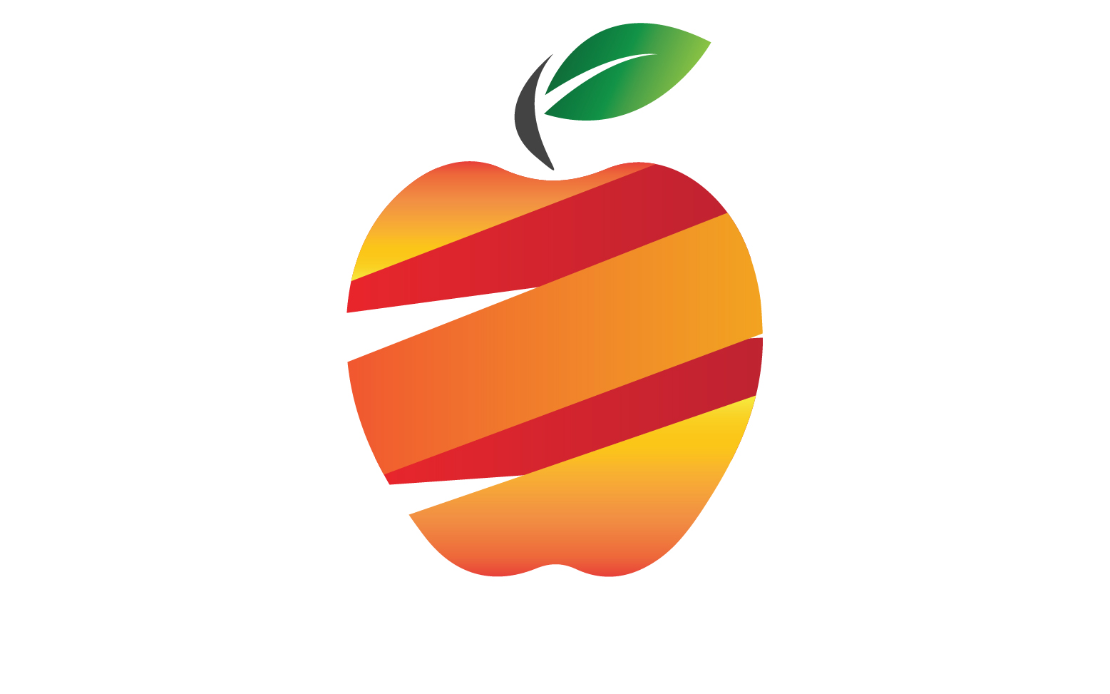 Apple fruits icon logo template version 37