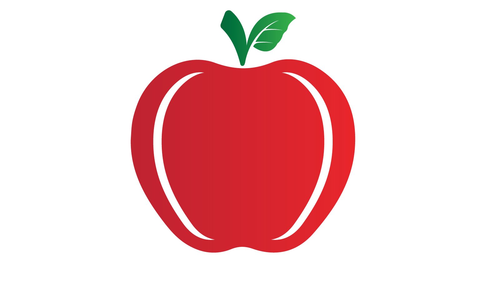 Apple fruits icon logo template version 36