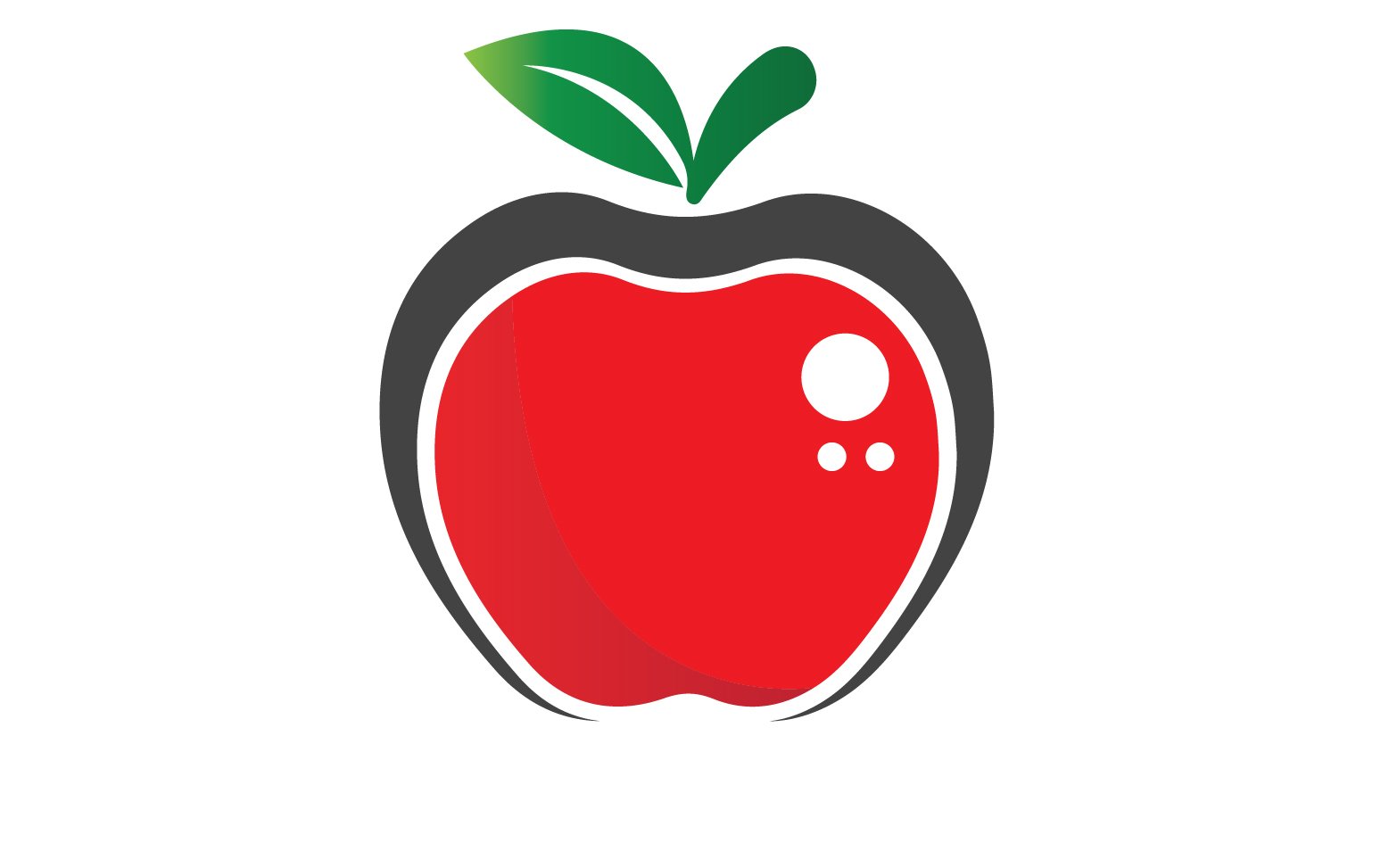 Apple fruits icon logo template version 35