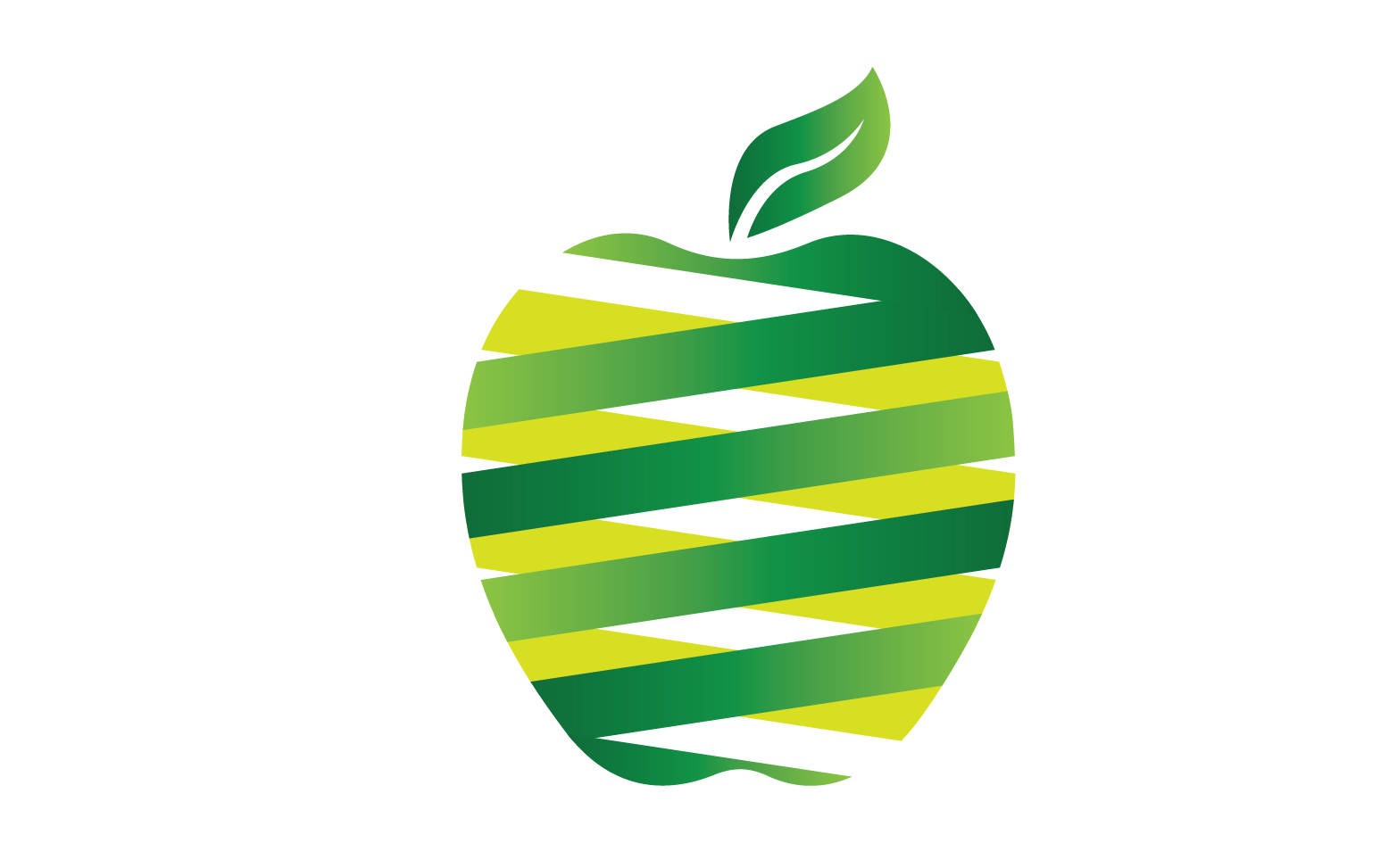 Apple fruits icon logo template version 41