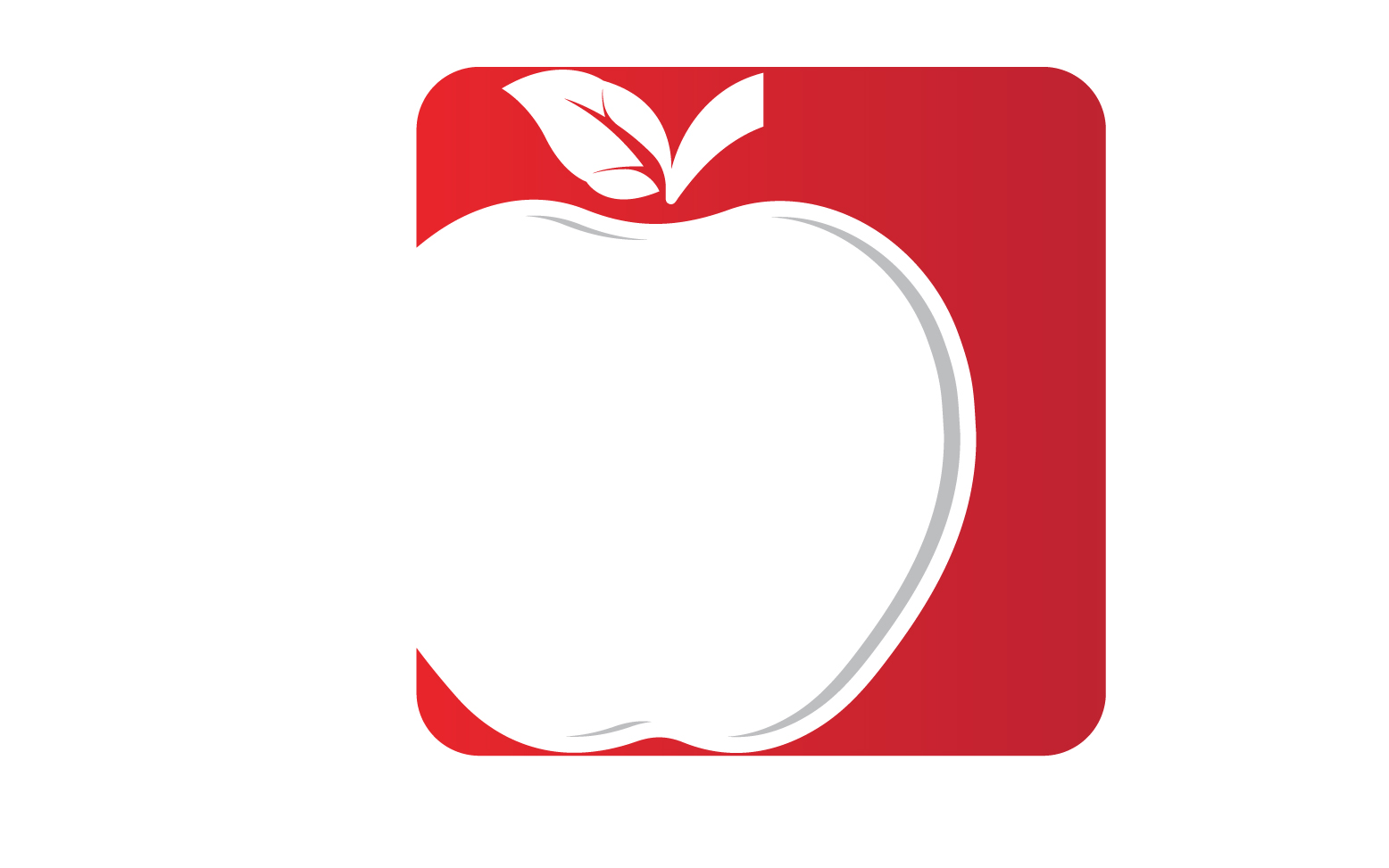 Apple fruits icon logo template version 47
