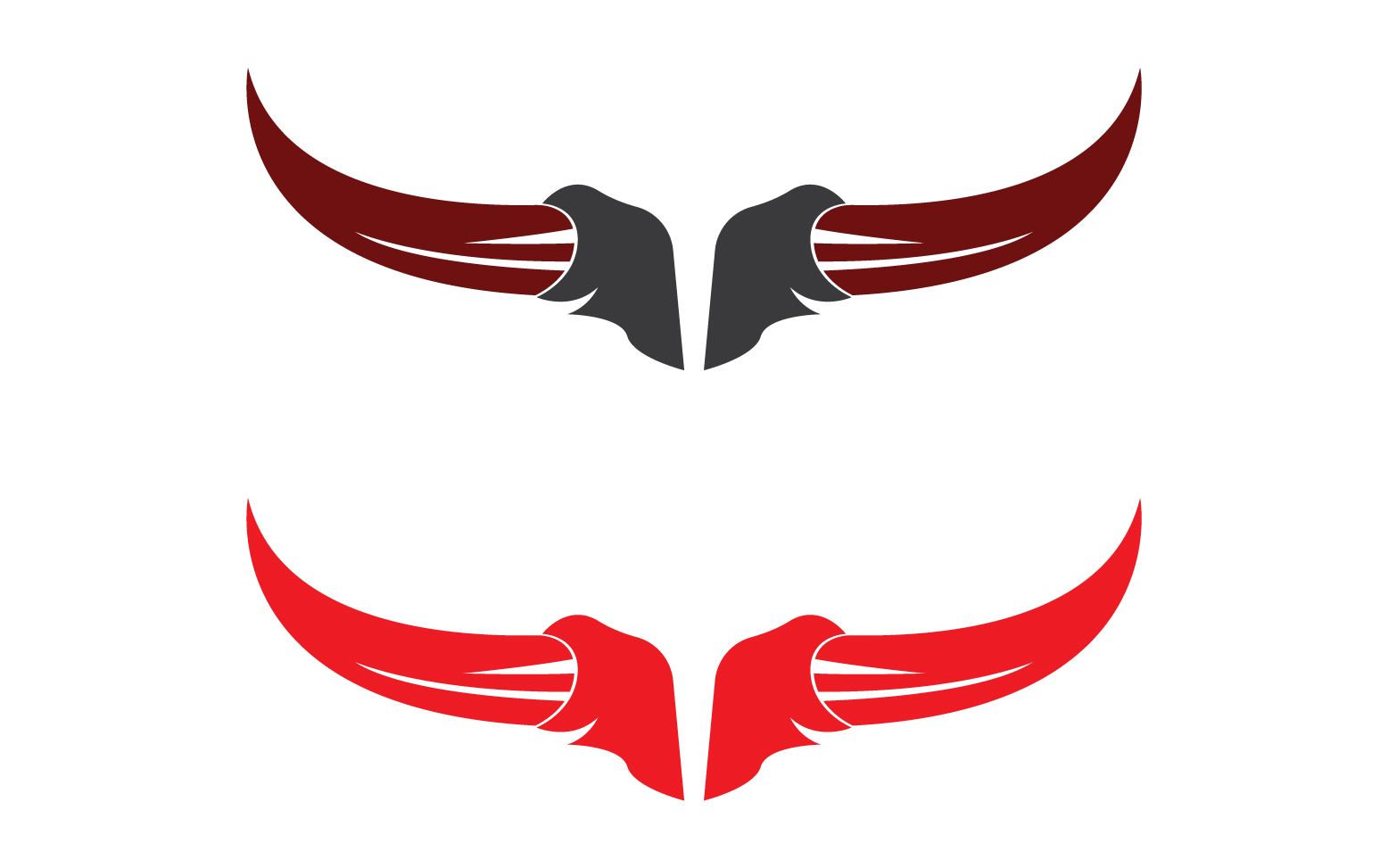 Bull and buffalo head cow animal mascot logo design vector version 15