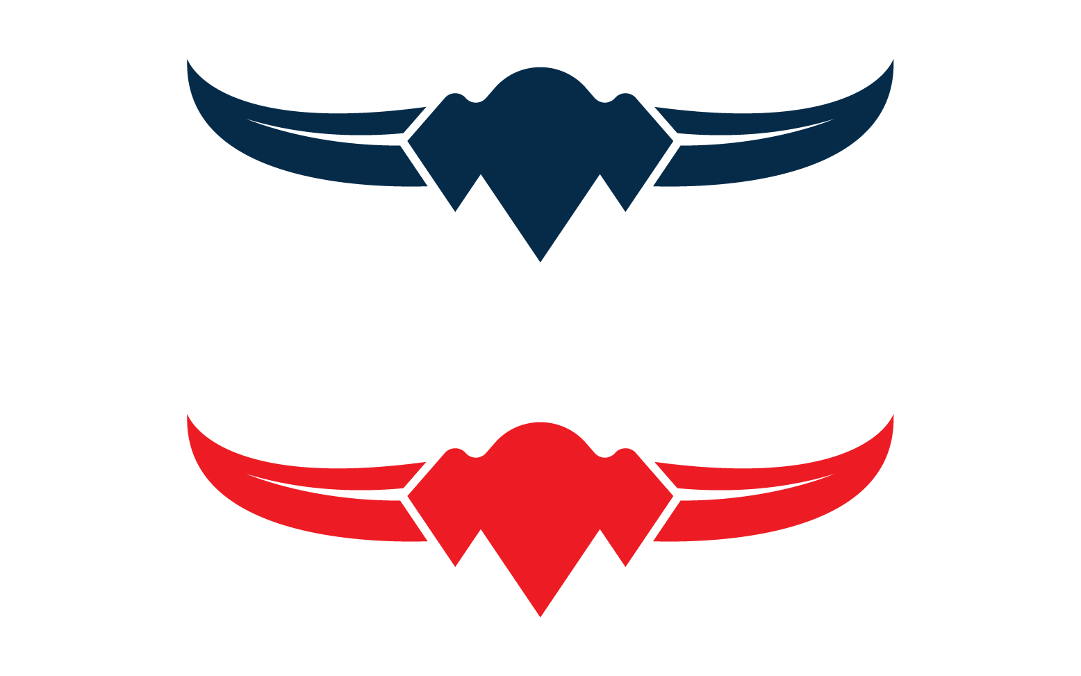 Bull and buffalo head cow animal mascot logo design vector version 14