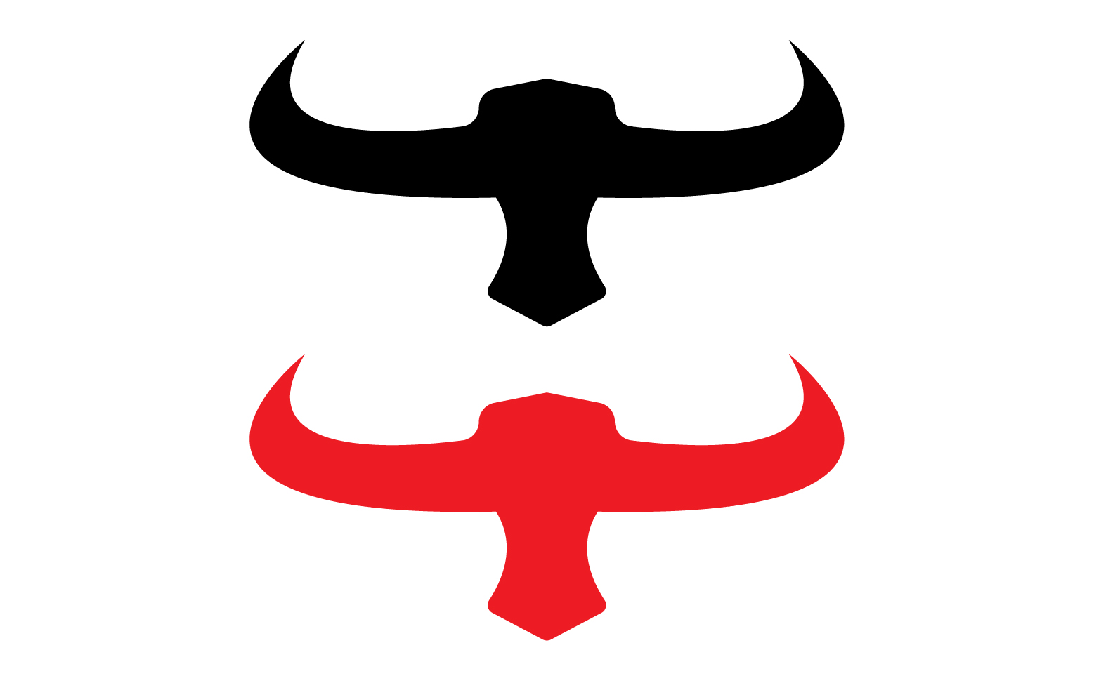Bull and buffalo head cow animal mascot logo design vector version 18