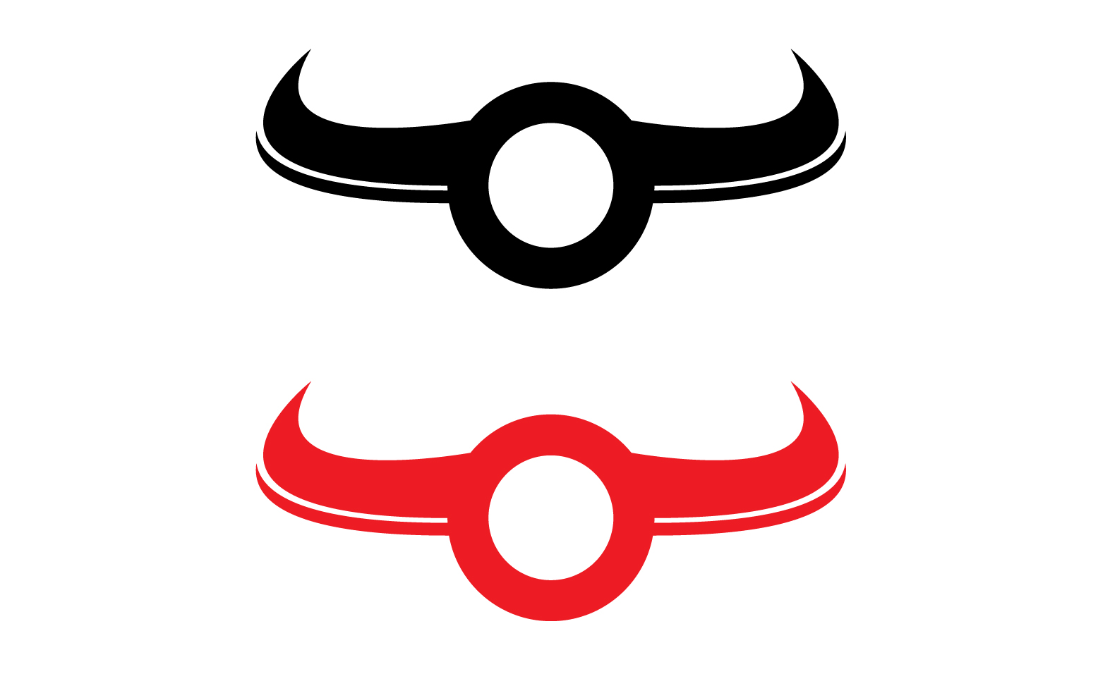 Bull and buffalo head cow animal mascot logo design vector version 20