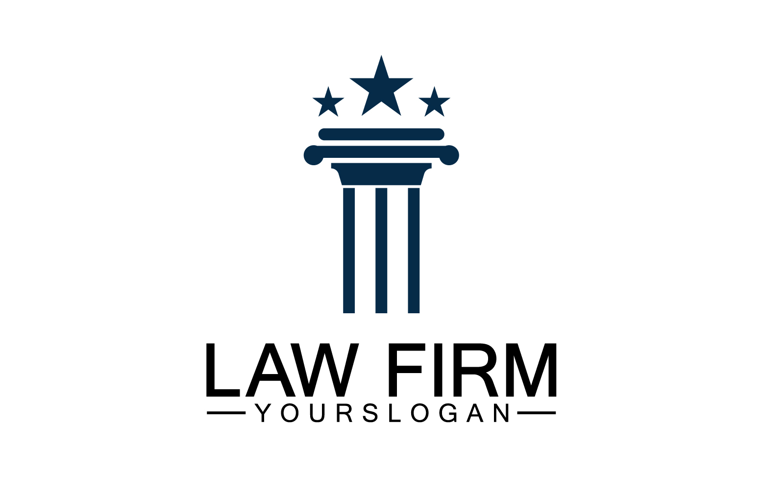 Law firm template logo simple version 16