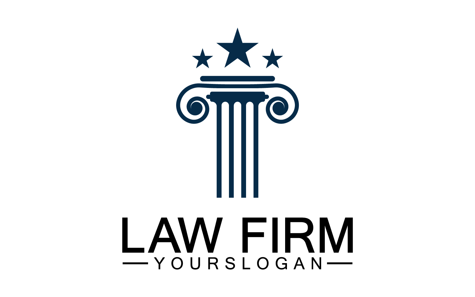 Law firm template logo simple version 15