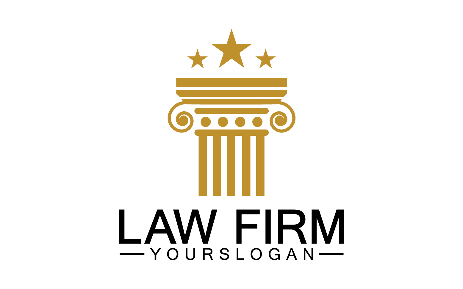 Law firm template logo simple version 17