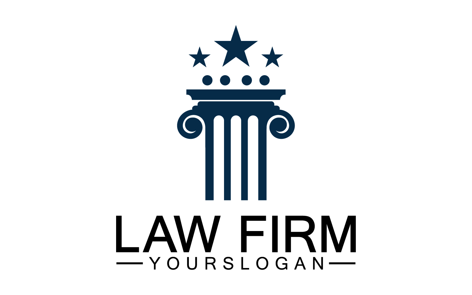Law firm template logo simple version 26
