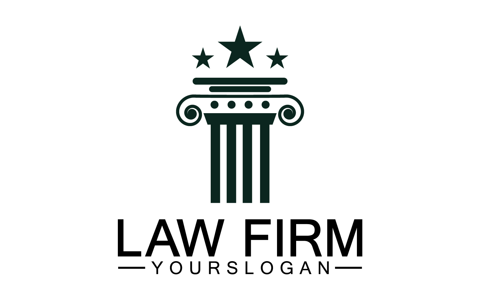 Law firm template logo simple version 25