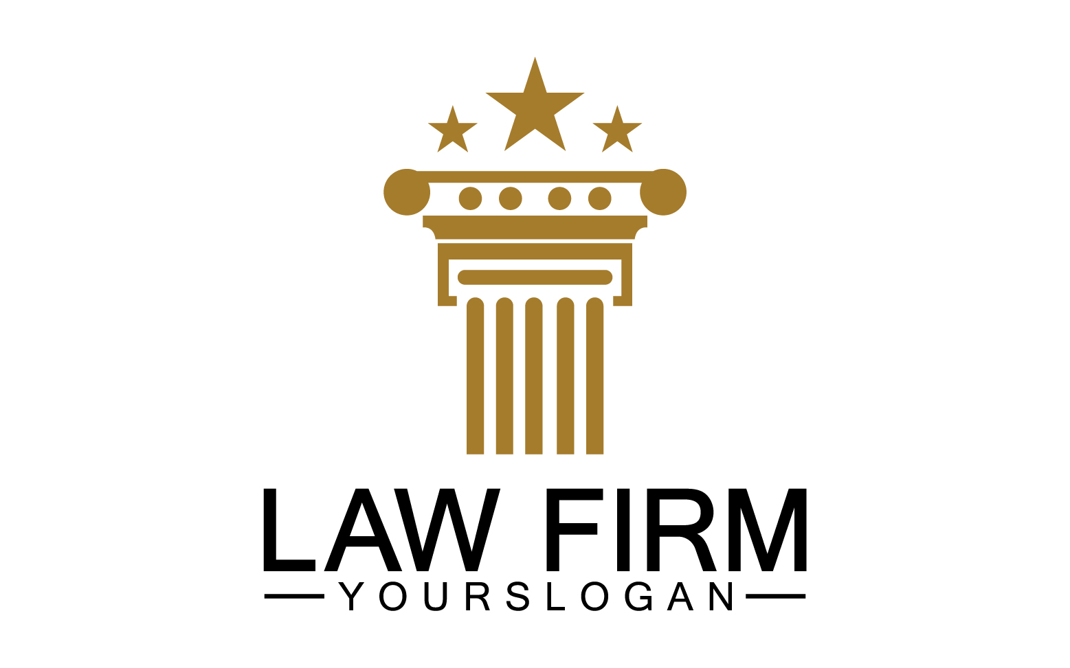Law firm template logo simple version 27