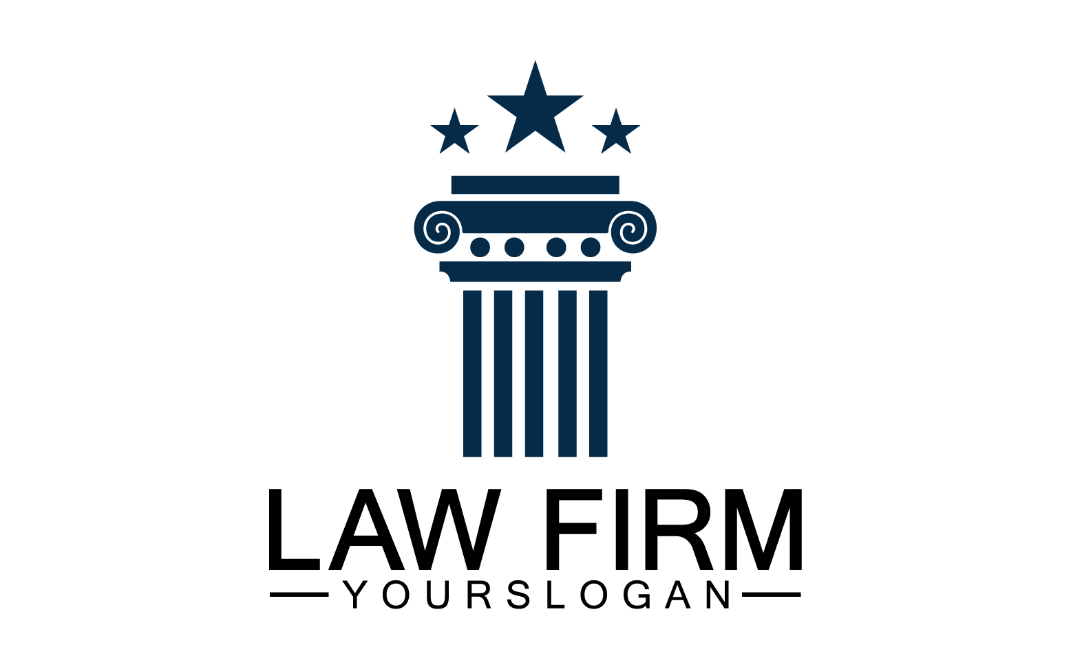 Law firm template logo simple version 22