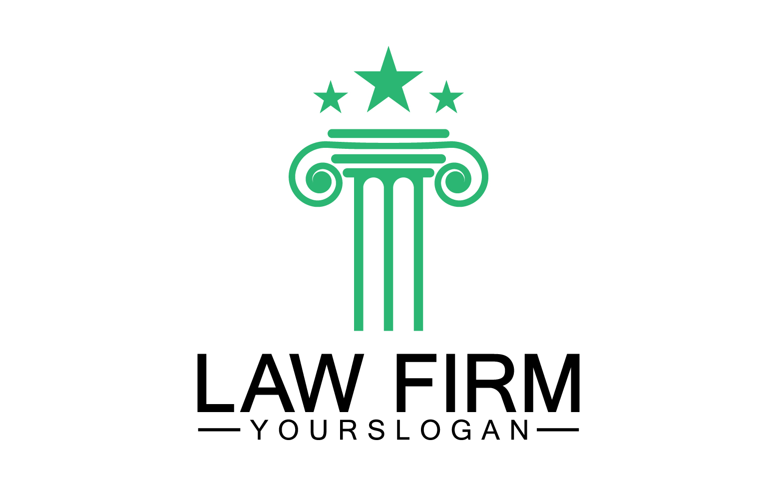 Law firm template logo simple version 23