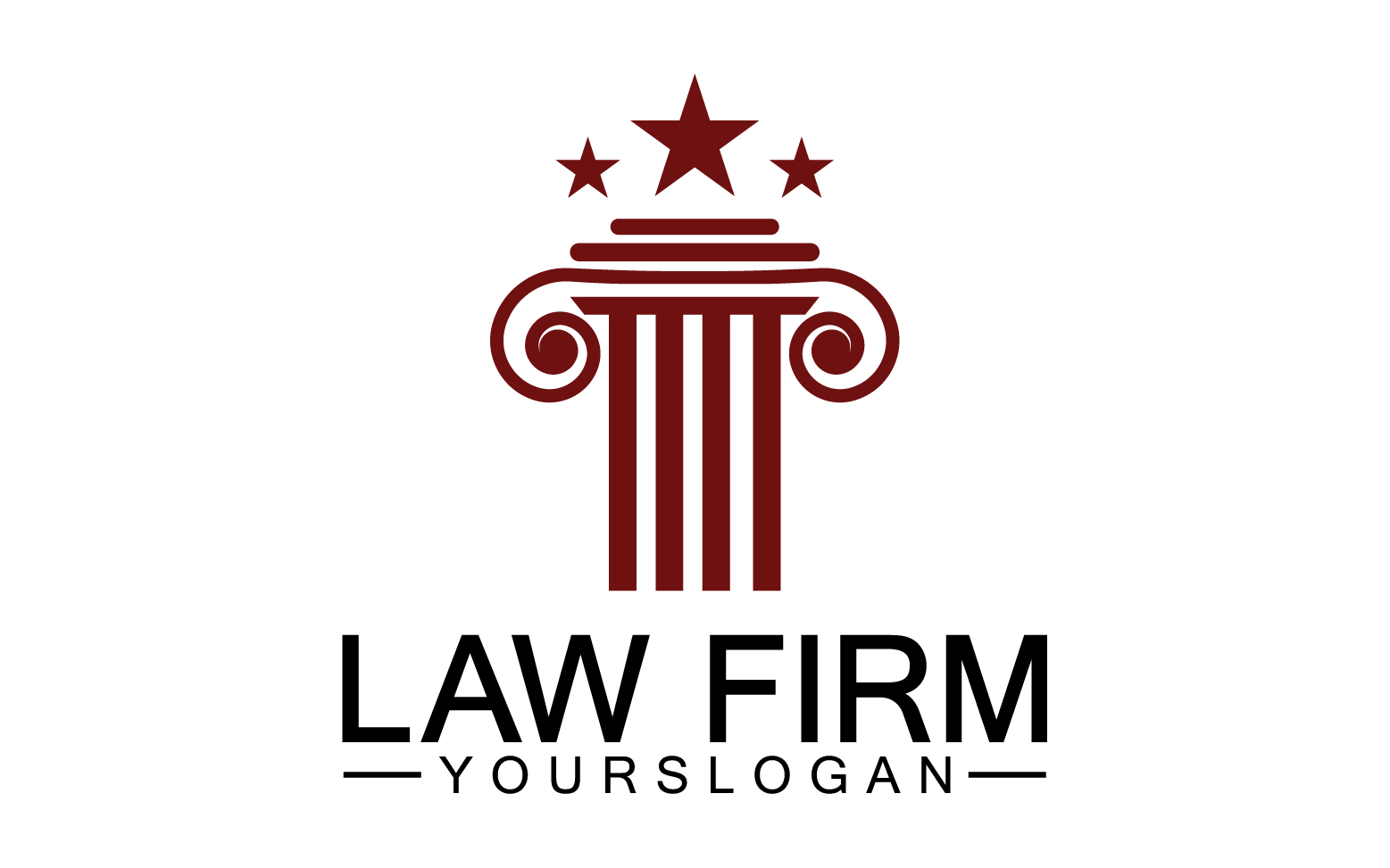 Law firm template logo simple version 29