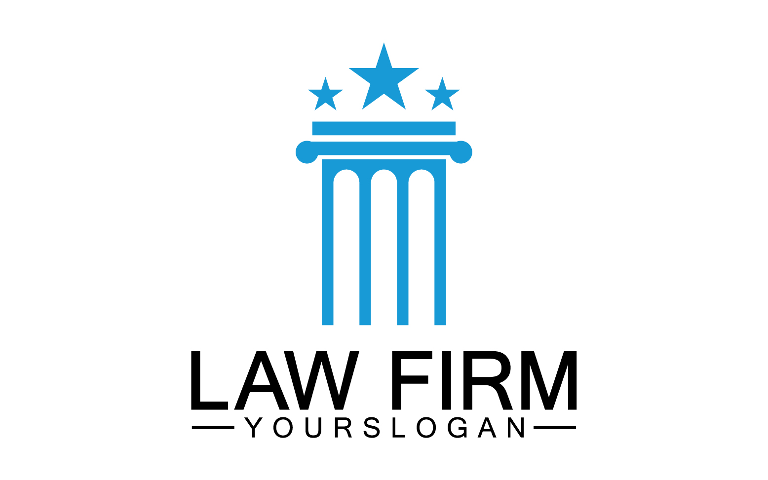 Law firm template logo simple version 36