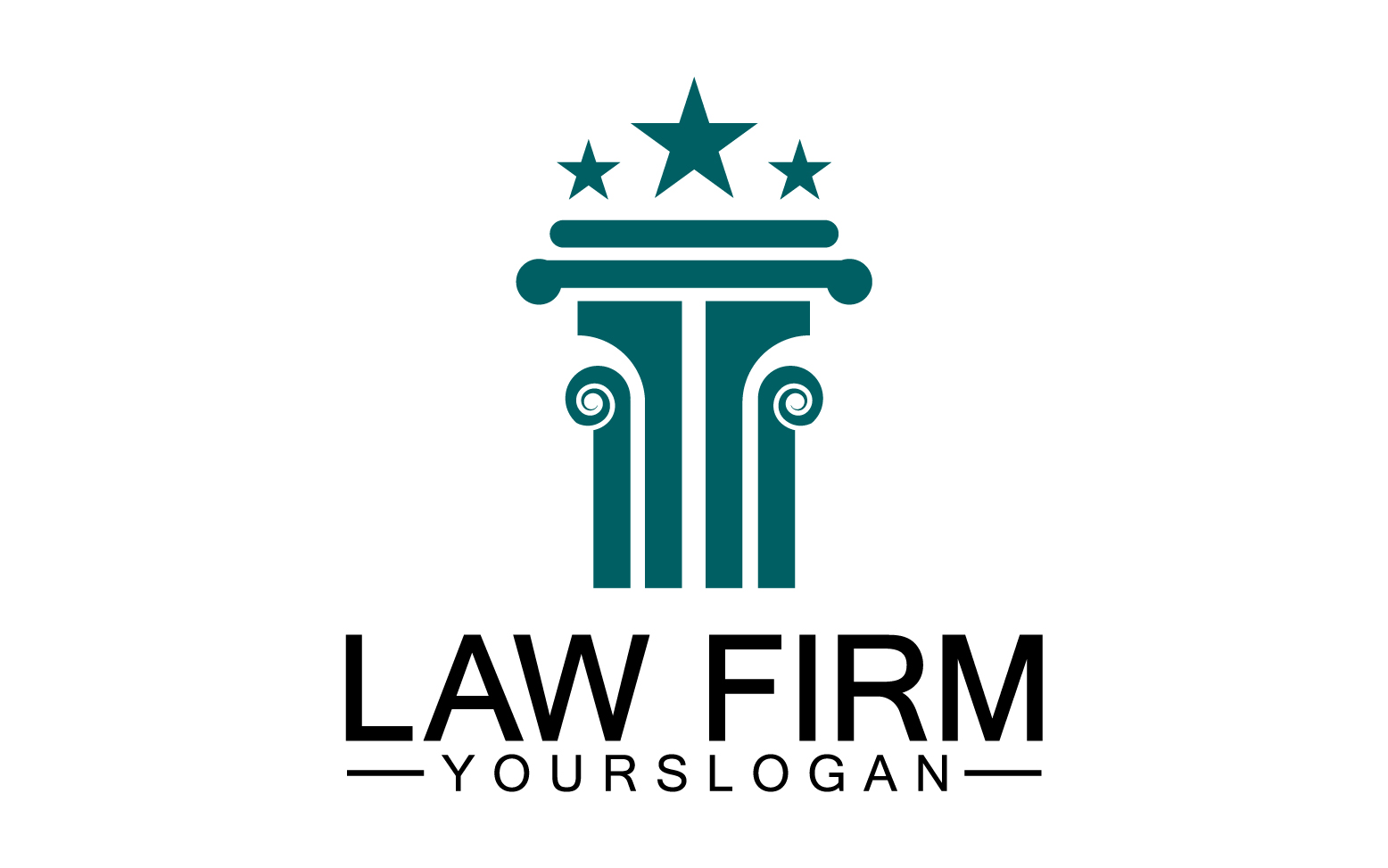 Law firm template logo simple version 33