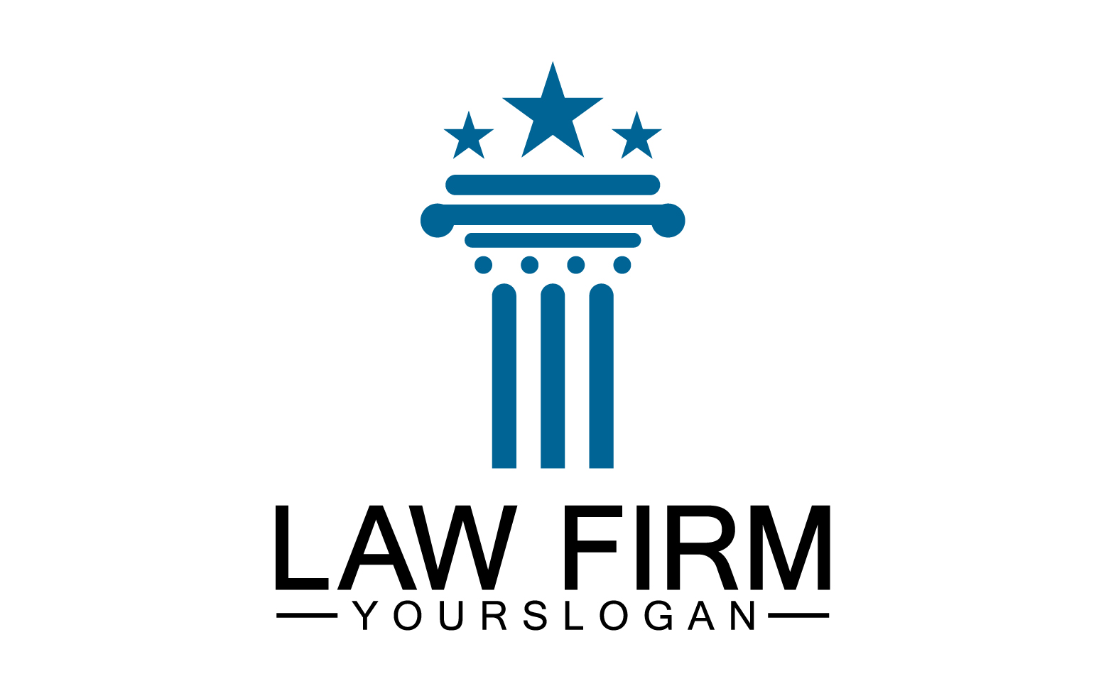 Law firm template logo simple version 37