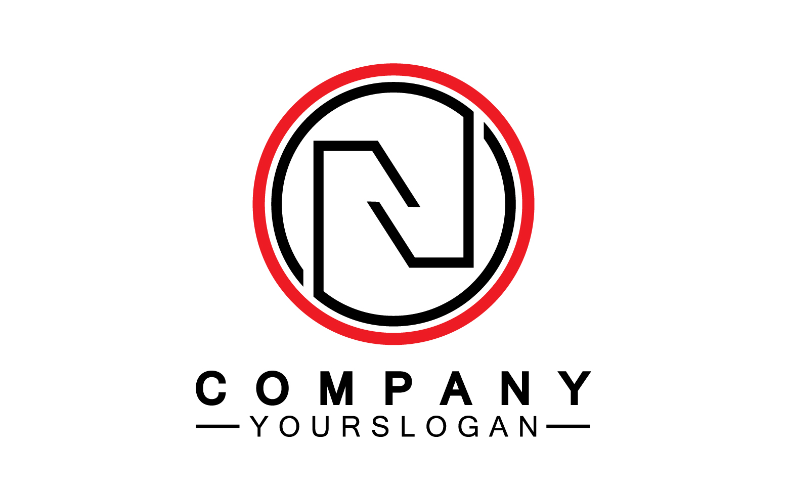 Letter N initial company name logo version 23