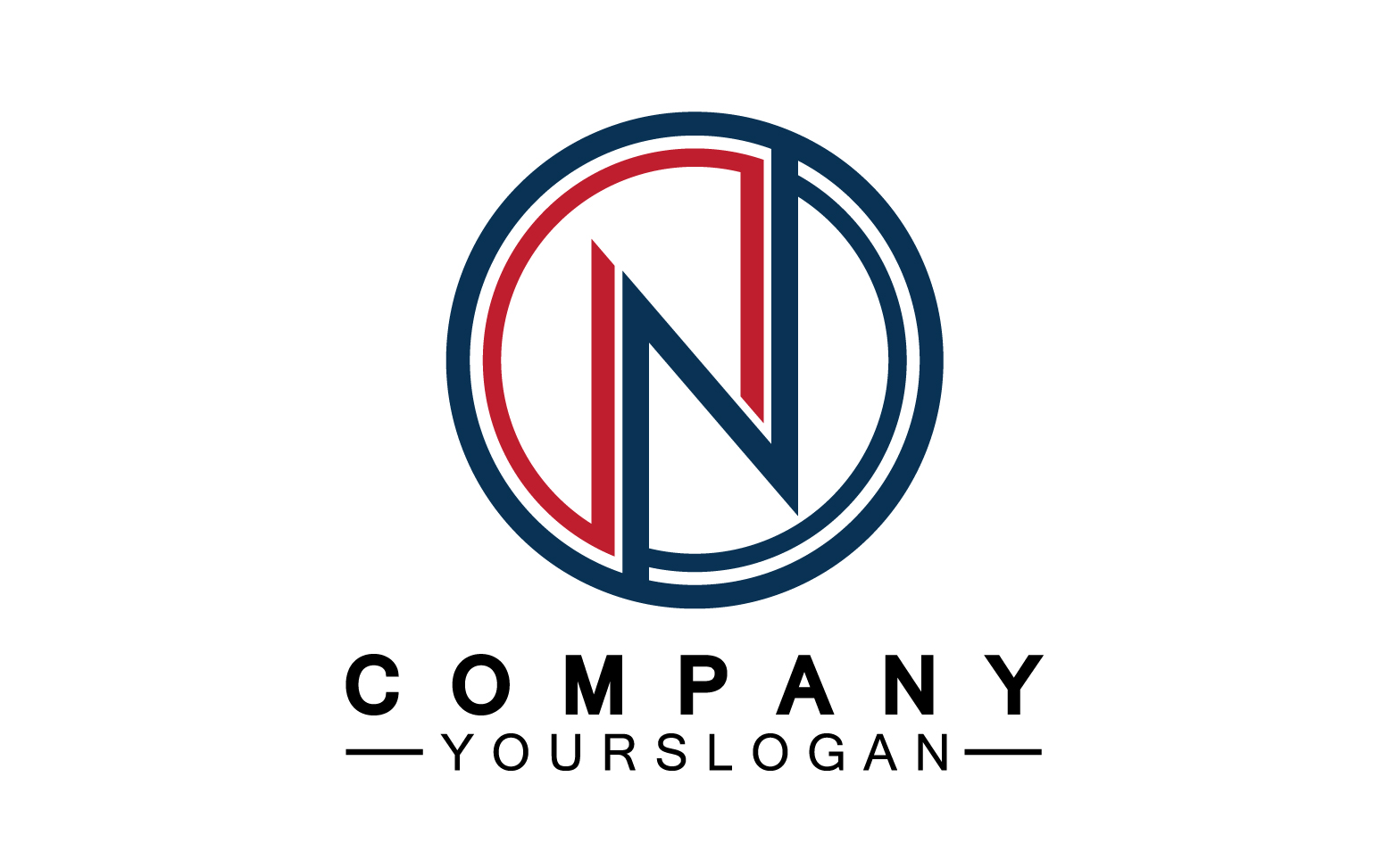 Letter N initial company name logo version 21