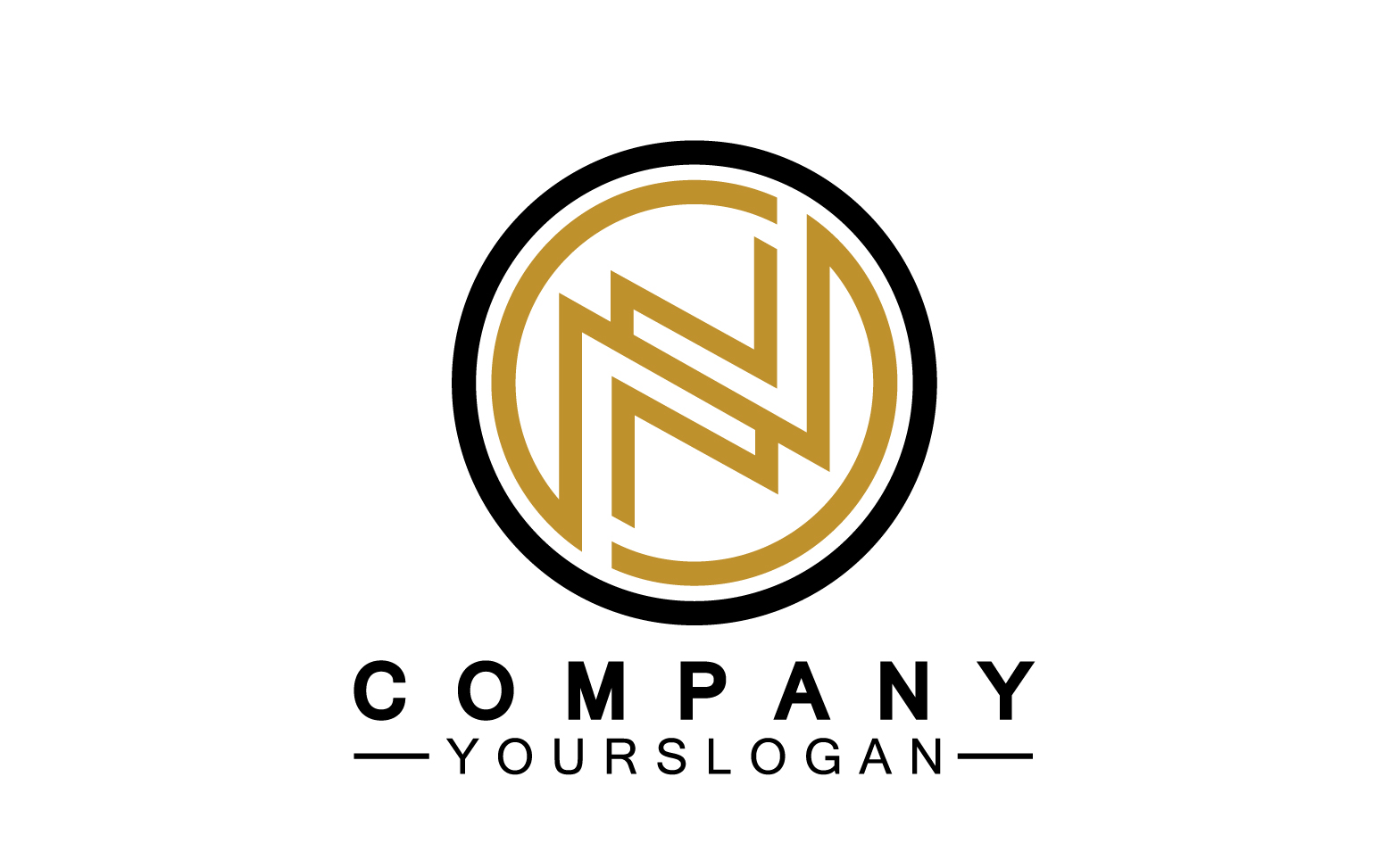 Letter N initial company name logo version 36