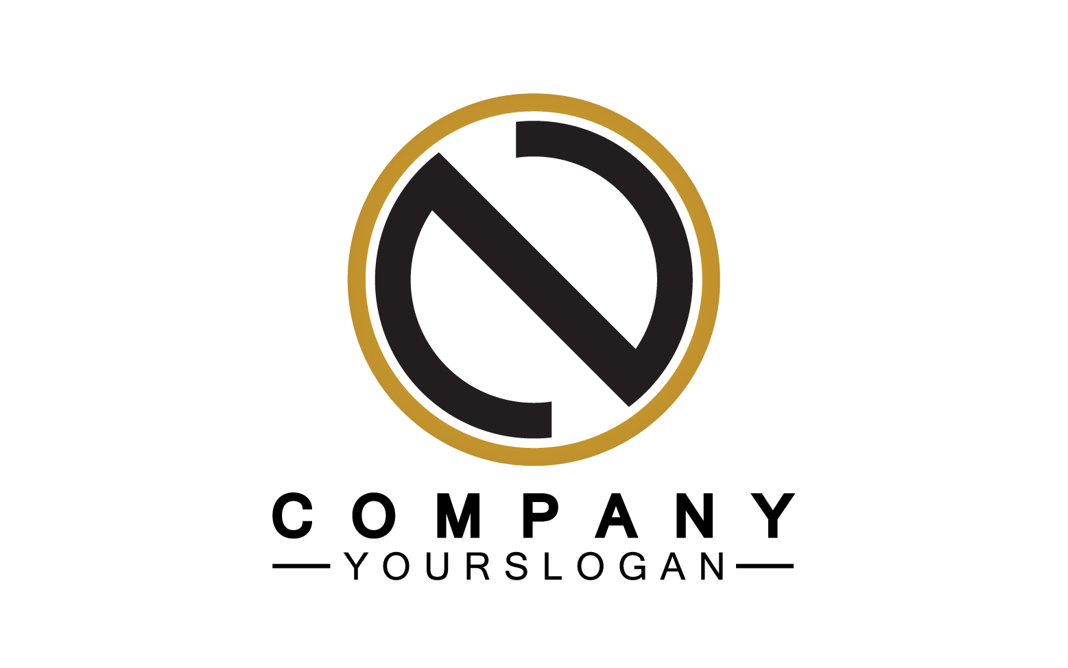 Letter N initial company name logo version 74
