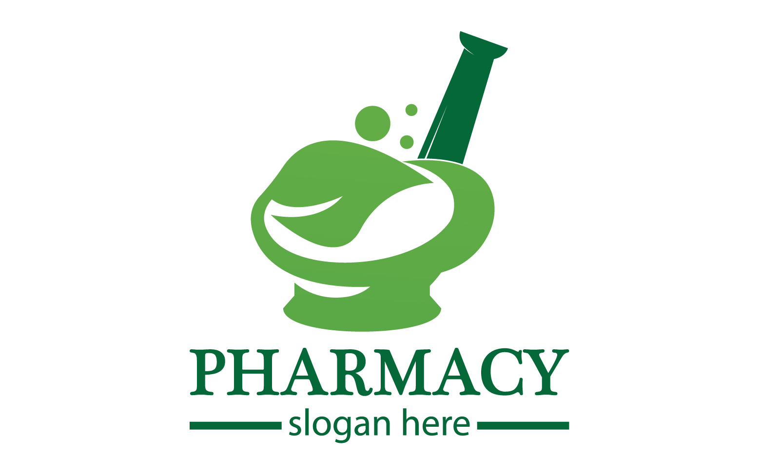 Parmacy herbal logo template version 13