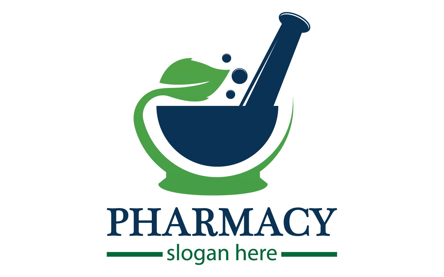 Parmacy herbal logo template version 22