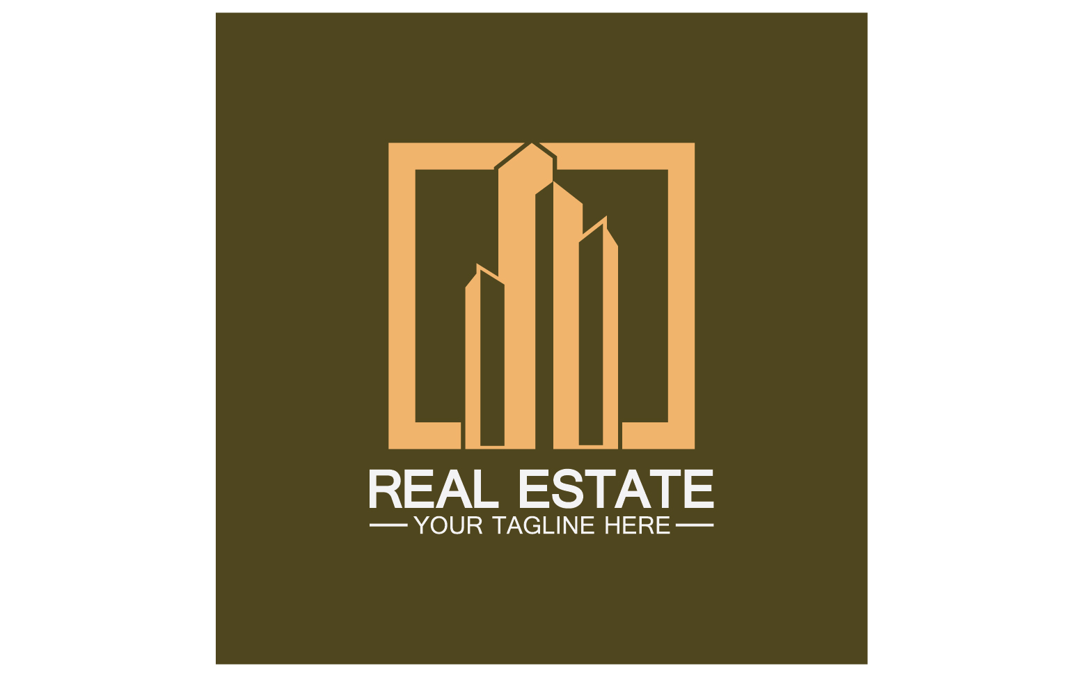 Real estate building tower logo template version 17