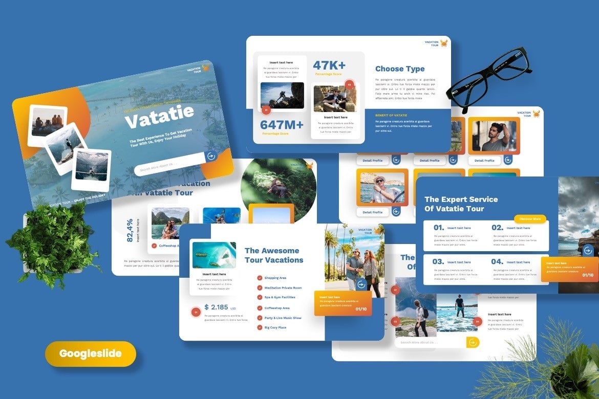 Vatatie - Vacation Googleslide Template