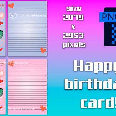 Birthday Card Illustrations Templates 387644