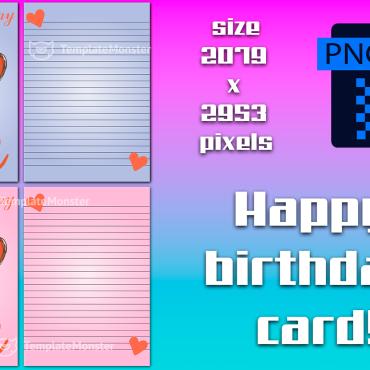 Birthday Card Illustrations Templates 387645