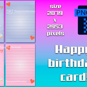 Birthday Card Illustrations Templates 387648