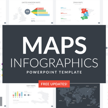 Clean Maps PowerPoint Templates 387651