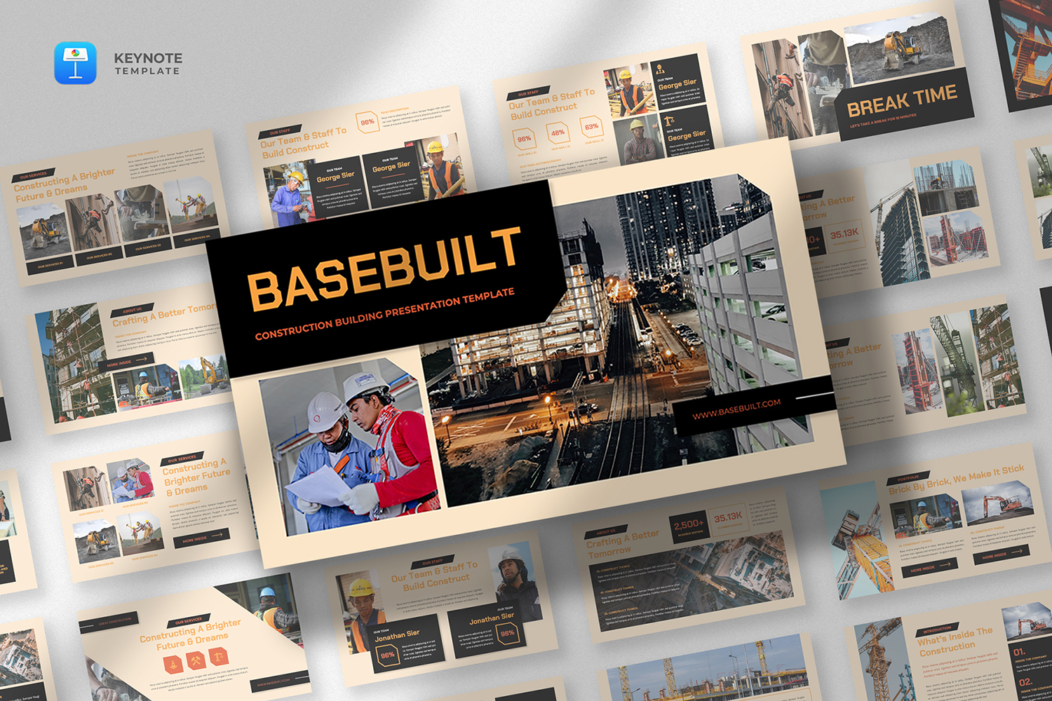 Basebuilt - Construction Engineering Keynote Template