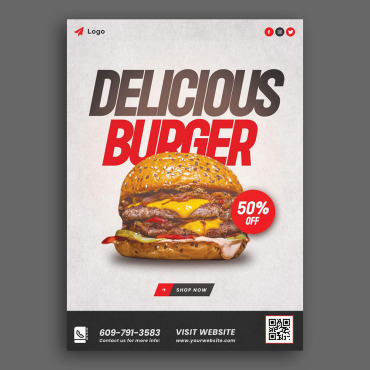 Food Burger Corporate Identity 387727