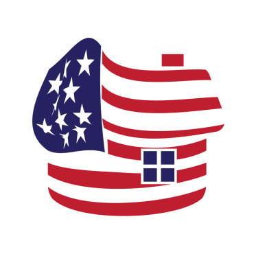 Flag Home Logo Templates 387739
