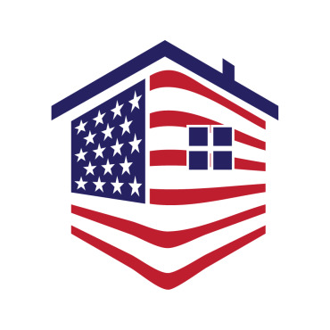 Flag Home Logo Templates 387744