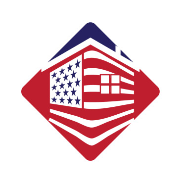 Flag Home Logo Templates 387745
