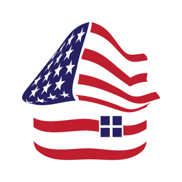 Flag Home Logo Templates 387747