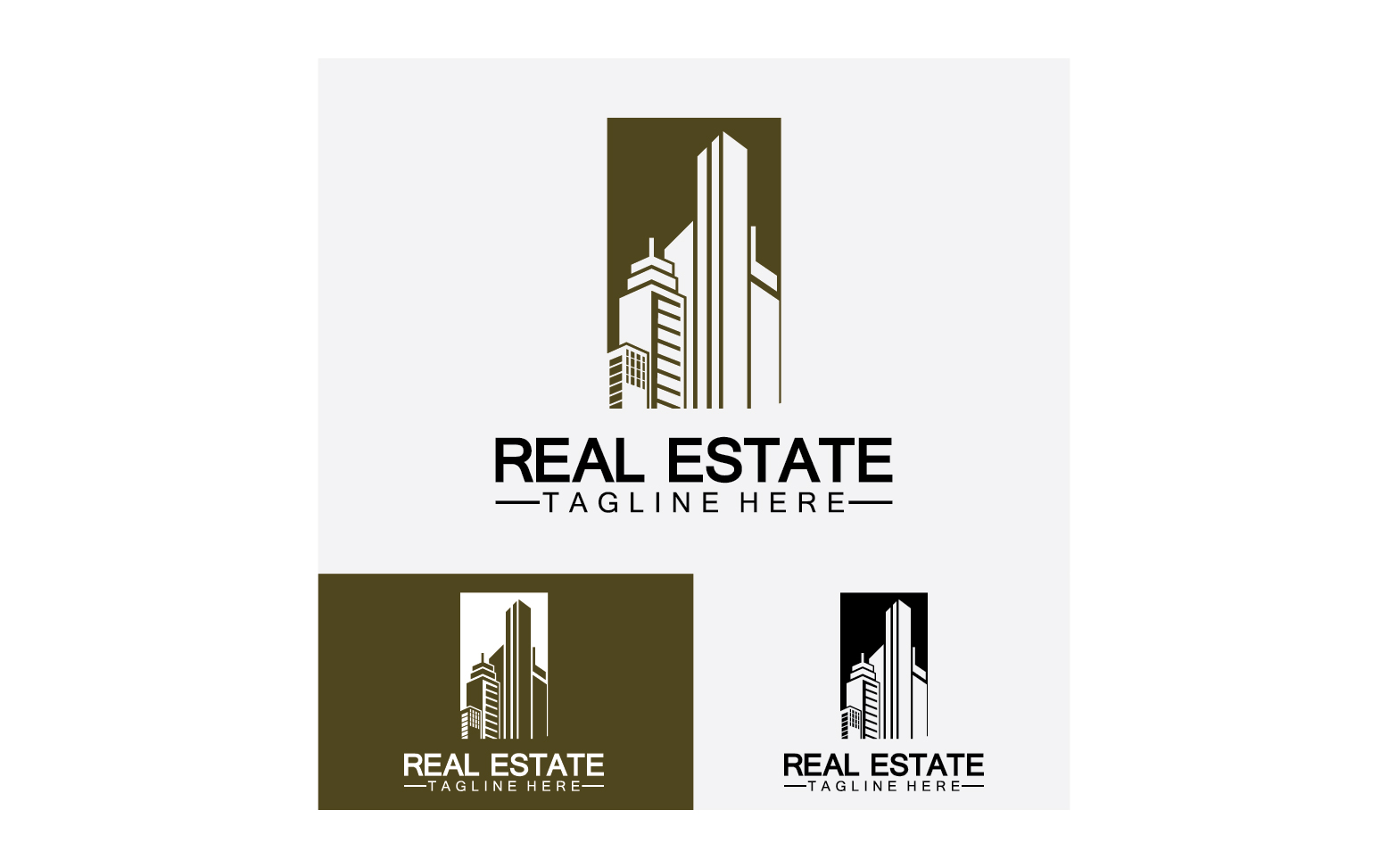 Real estate icon, builder, construction, architecture and building logos. v15