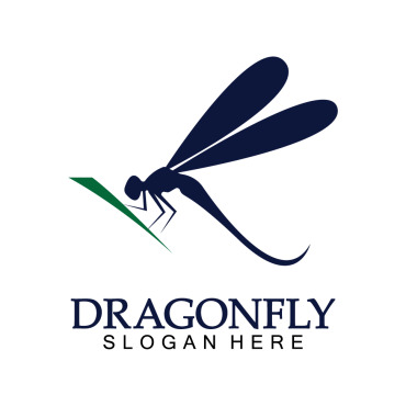 Dragonfly Illustration Logo Templates 387900