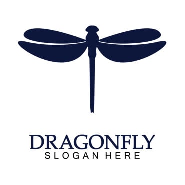 Dragonfly Illustration Logo Templates 387902