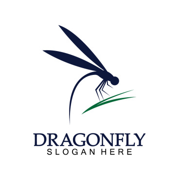Dragonfly Illustration Logo Templates 387903