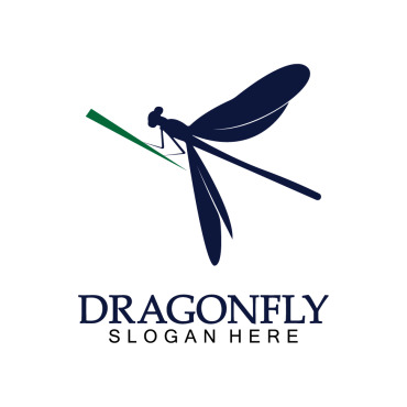 Dragonfly Illustration Logo Templates 387907
