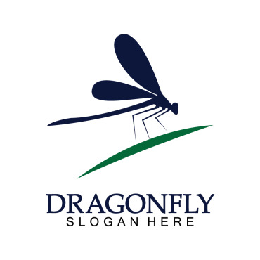 Dragonfly Illustration Logo Templates 387908