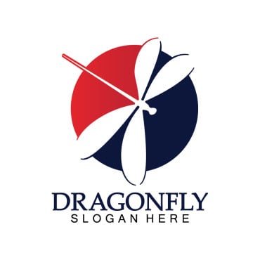 Dragonfly Illustration Logo Templates 387911