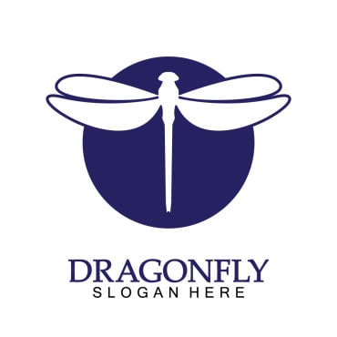 Dragonfly Illustration Logo Templates 387912